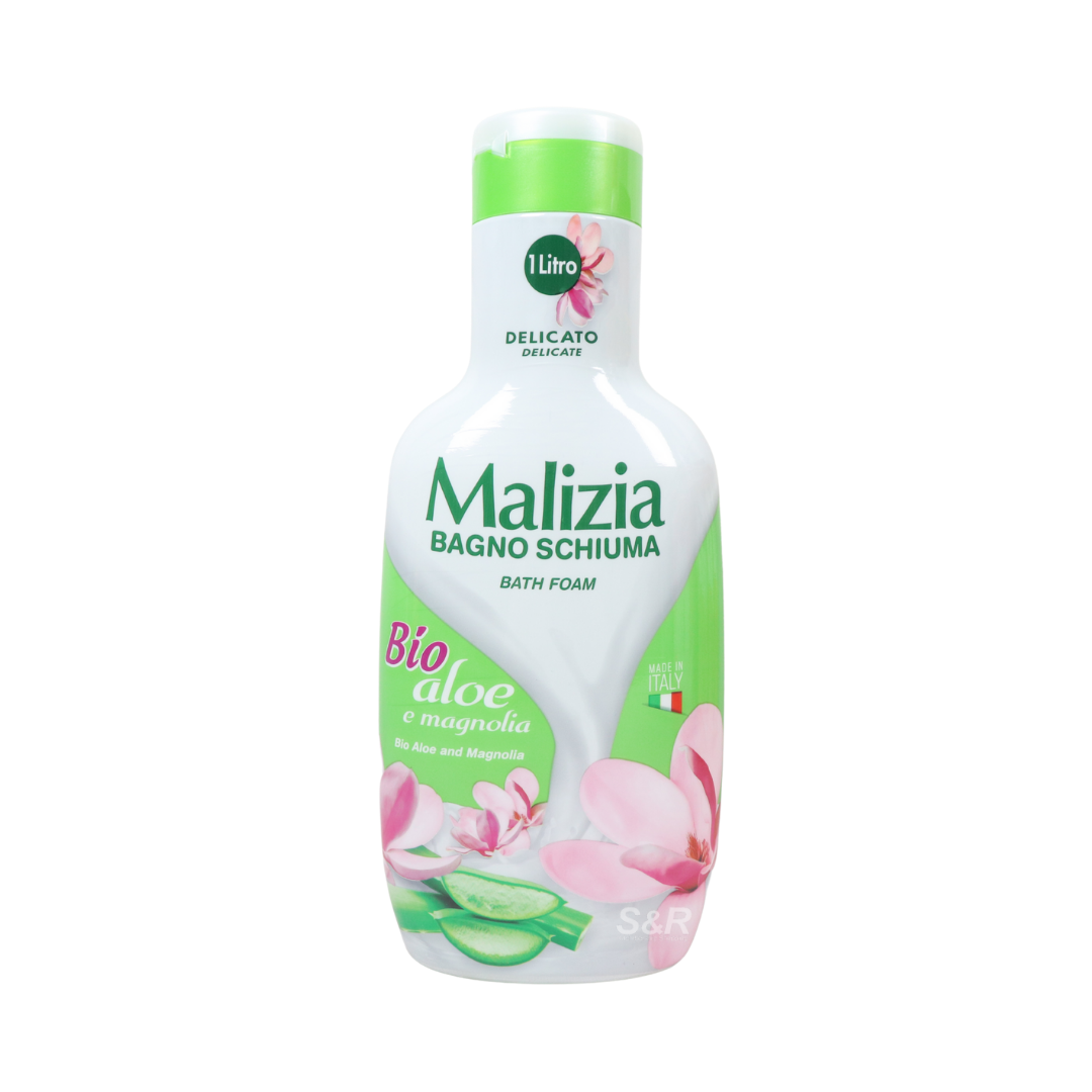 Malizia Bath Foam Bio Aloe and Magnolia 1L